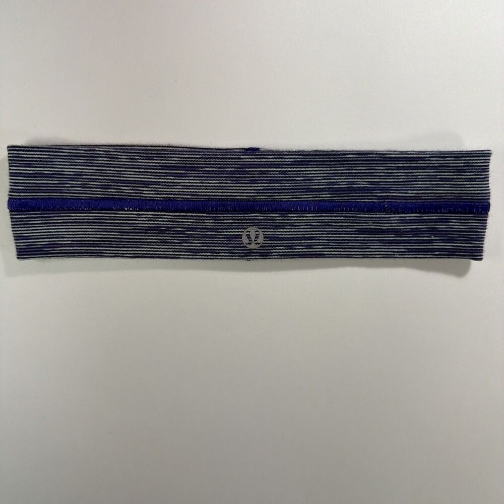 Lululemon Purple Stripe Headband 2” Width